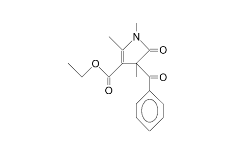 4-BENZOYL-5-OXO-1,2,4-TRIMETHYL-2-PYRROLINE-3-CARBOXYLIC ACID, ETHYL ESTER