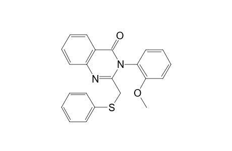 3-(2-Methoxy-phenyl)-2-phenylsulfanylmethyl-3H-quinazolin-4-one