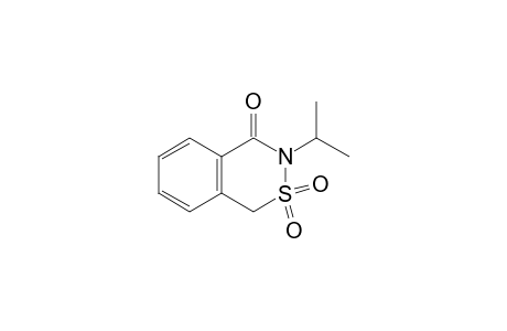 3-isopropyl-1H-2,3-benzothiazin-4(3H)-one, 2,2-dioxide