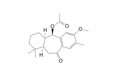 4a(R*),5(R*),11a(R*)-5-Acetoxy-7-methoxy-1,1,8-trimethyl-1,2,3,4,4a,10,11,11a-octahydro-5H-dibenzo[a,d]cyclohepten-10-one