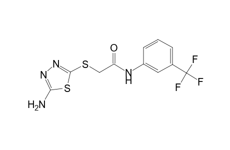 2-(5-Amino-[1,3,4]thiadiazol-2-ylsulfanyl)-N-(3-trifluoromethyl-phenyl)-acetamide