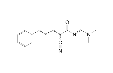 2-cyano-N-[(dimethylamino)methylene]-5-phenyl-2,4-pentadienamide