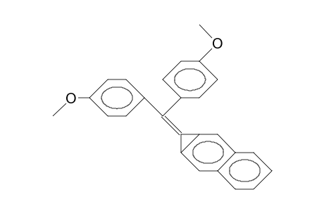 1-(Bis-(4-methoxyphenyl)-methylene)-1H-cyclopropa-[B]-naphthalene