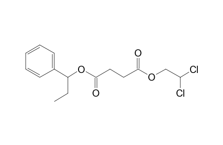 Succinic acid, 2,2-dichloroethyl 1-phenylpropyl ester