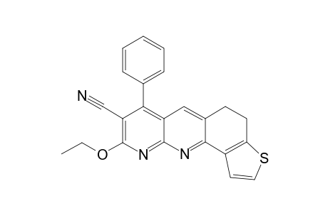 8-Cyano-9-ethoxy-4,5-dihydro-7-phenylbenzothiopheno[4,5-b]-1,8-naphthyridine