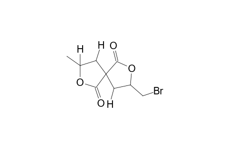 3-(bromomethyl)-8-methyl-2,7-dioxaspiro[4.4]nonane-1,6-dione