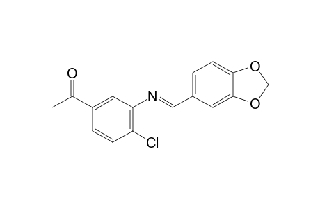 4'-chloro-3'-(piperonylideneamino)acetophenone