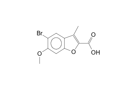 2-carboxy-3-methyl-5-bromo-6-methoxybenzofuran