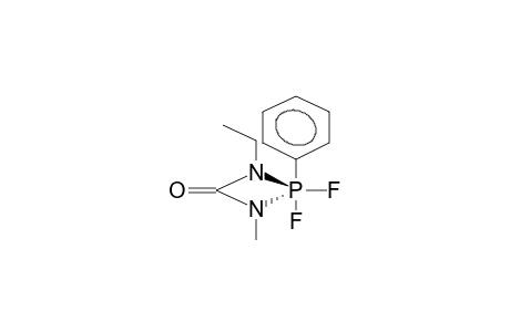 1-METHYL-2-PHENYL-3-ETHYL-2,2-DIFLUORO-2,1,3-PHOSPHADIAZETIDINONE