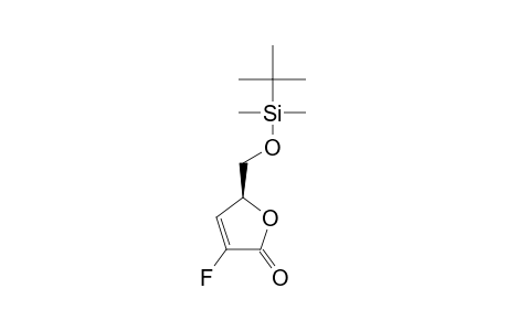 (S)-2-FLUORO-4-[(TERT.-BUTYLDIMETHYLSILOXY)-METHYL]-2-BUTEN-4-OLIDE;ISOMER-#1