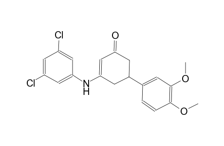 3-(3,5-dichloroanilino)-5-(3,4-dimethoxyphenyl)-2-cyclohexen-1-one