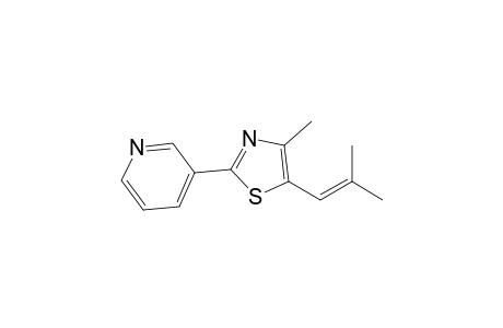 [4-methyl-5-(2-methyl-1-propenyl)-2-(3-pyridyl)]thiazole