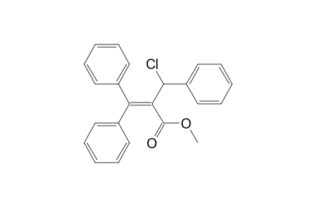 2-[chloro(phenyl)methyl]-3,3-diphenyl-2-propenoic acid methyl ester