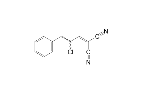 (beta-chlorocinnamylidene)malononitrile