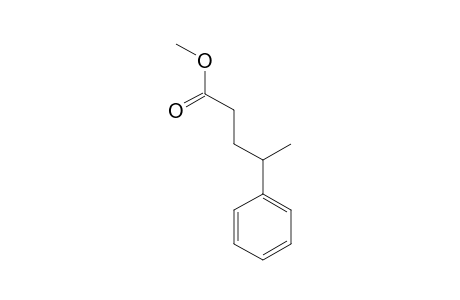 4-phenylvaleric acid, methyl ester