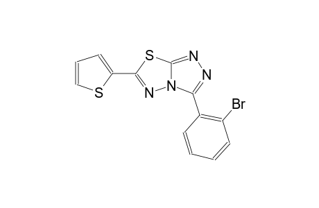 3-(2-bromophenyl)-6-(2-thienyl)[1,2,4]triazolo[3,4-b][1,3,4]thiadiazole