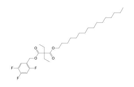 Diethylmalonic acid, hexadecyl 2,4,5-trifluorobenzyl ester