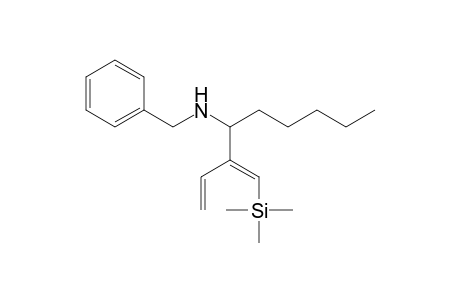 (E)-N-Benzyl-3-[(trimethylsilyl)methylene]non-1-en-4-amine