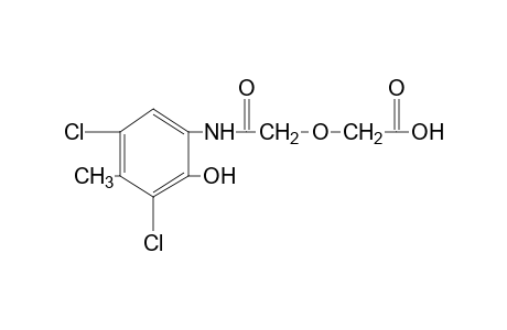 {[(3,5-dichloro-2-hydroxy-p-tolyl)carbamoyl]methoxy}acetic acid