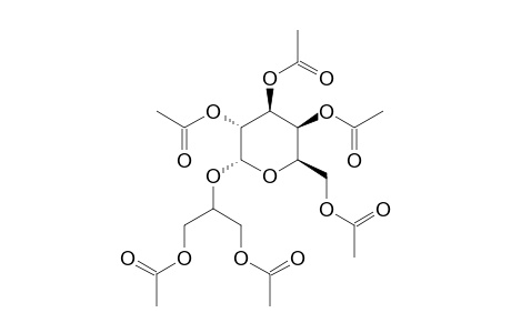 2-O-ALPHA-D-GALACTOPYRANOSYLGLYCEROL-HEXAACETATE