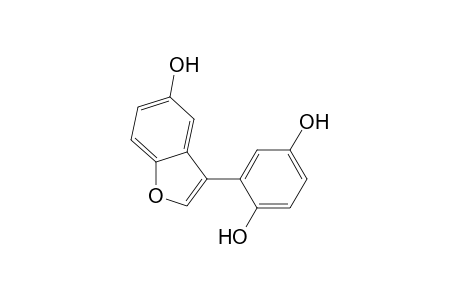 2-(5-hydroxybenzofuran-3-yl)hydroquinone