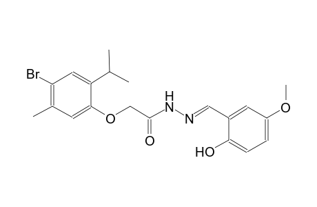 2-(4-Bromo-2-isopropyl-5-methylphenoxy)-N'-(5-