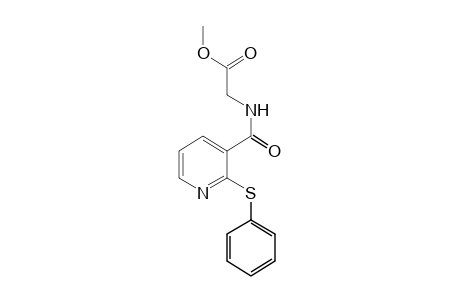 N-[2-(phenylthio)nicotinoyl]glycine, methyl ester