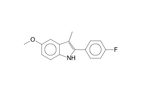 1H-Indole, 2-(4-fluorophenyl)-5-methoxy-3-methyl-