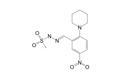 methanesulfonic acid, (5-nitro-2-piperidinobenzylidene)hydrazine