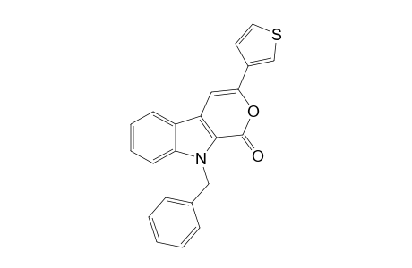 9-Benzyl-3-(thiophen-3-yl)indolo[2,3-c]pyrane-1(9H)-one