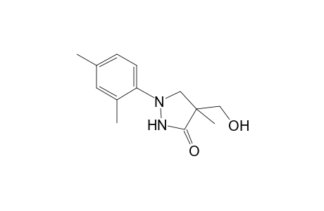 3-Pyrazolidinone, 1-(2,4-dimethylphenyl)-4-(hydroxymethyl)-4-methyl-
