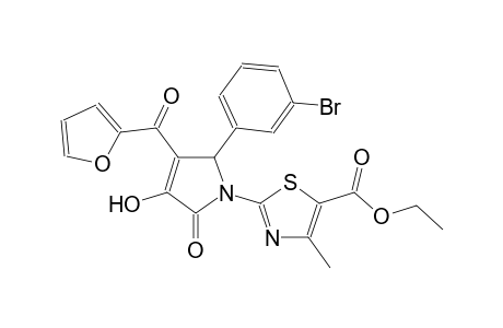 ethyl 2-[2-(3-bromophenyl)-3-(2-furoyl)-4-hydroxy-5-oxo-2,5-dihydro-1H-pyrrol-1-yl]-4-methyl-1,3-thiazole-5-carboxylate