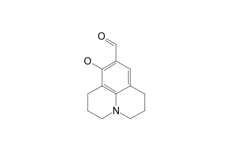 2,3,6,7-Tetrahydro-8-hydroxy-1H,5H-benzo[ij]quinolizine-9-carboxaldehyde