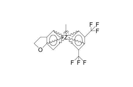 1-(3,5-Bis[trifluoromethyl]-phenyl)-1-(3',4'-ethylenoxy-phenyl)-1-ethyl cation