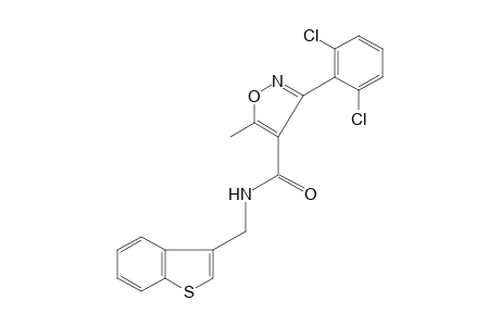 N-[(benzo[b]thien-3-yl)methyl]-3-(2,6-dichlorophenyl)-5-methyl-4-isoxazolecarboxamide
