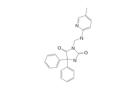 5,5-diphenyl-3-{[(5-methyl-2-pyridyl)amino]methyl}hydantoin