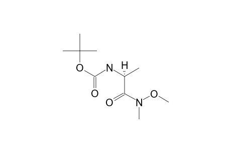 tert-Butyl (1S)-2-[methoxy(methyl)amino]-1-methyl-2-oxoethylcarbamate