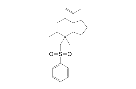 3a-Isopropenyl-6,7-dimethyl-7-[(phenylsulfonyl)methyl]octahydro-1H-indene