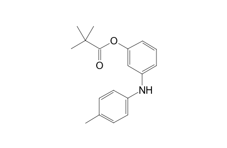 3-(p-Tolylamino)phenyl pivalate