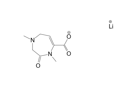 7-CARBOXY-1,4-DIMETHYL-(1H)-2,3,4,5-TETRAHYDRO-1,4-DIAZEPIN-2-ONE-LITHIUM-SALT