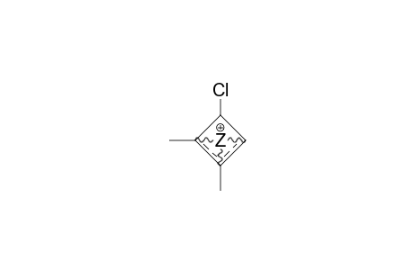 1,2-Dimethyl-4-chloro-cyclobutenyl cation