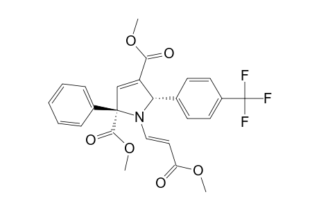 (2R,5S)-1-[(E)-3-keto-3-methoxy-prop-1-enyl]-2-phenyl-5-[4-(trifluoromethyl)phenyl]-3-pyrroline-2,4-dicarboxylic acid dimethyl ester