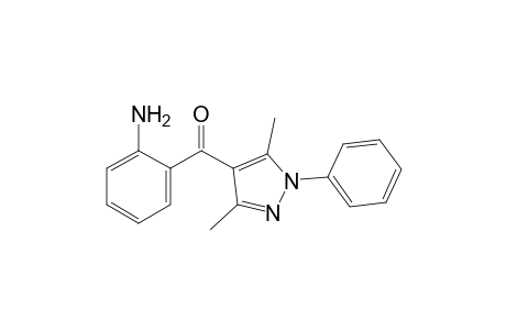 4-(2-Aminobenzoyl)-3,5-dimethyl-1-phenyl-1H-pyrazole