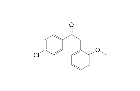 1-(4-Chlorophenyl)-2-(2-methoxyphenyl)ethanone