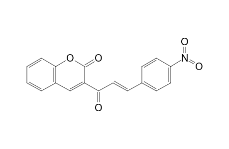 3-(3-(4-Nitrophenyl)acryloyl)-2H-chromen-2-one