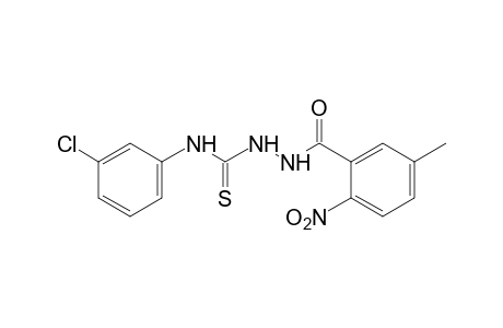 4-(m-chlorophenyl)-1-(6-nitro-m-toluoyl)-3-thiosemicarbazide