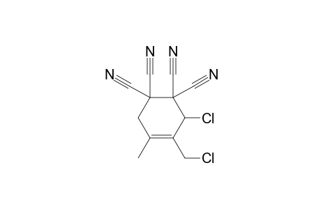6-Chloro-1-chloromethyl-2-methyl-4,4,5,5-tetracyanocyclohexene