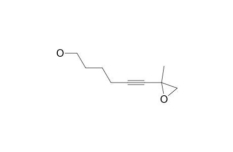 6-(2-Methyloxiranyl)hex-5-yn-1-ol