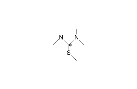 Dimethylamino-methylthio-methane dimethyliminium cation