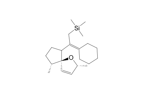 2-[1-(Cyclohexylidene)-2-(trimethylsilyl)ethyl]-5,5'dimethylspiro[cyclopentane-1,2'-dihydrofuran]